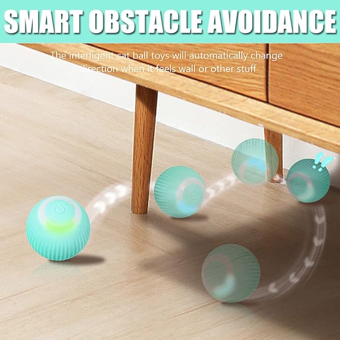 Automatic Self-Rolling Ball for Pets