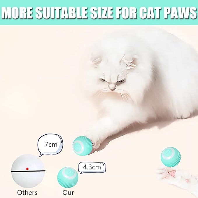 Automatic Self-Rolling Ball for Pets