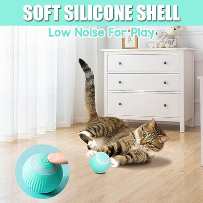 Automatic Self-Rolling Ball for Pets